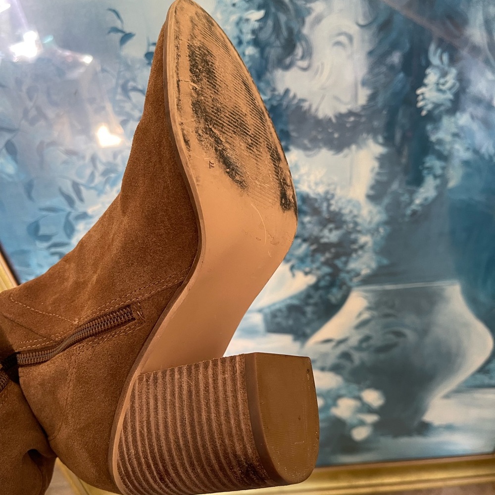 Jessica Simpson Brown Heeled Boots with Chunky knee high